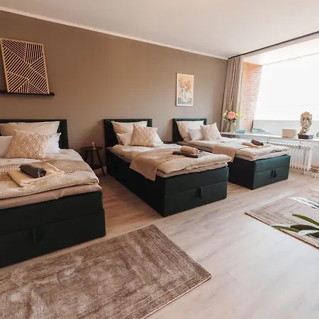 Apartment Habitania Homes - 140 Qm - 6-bett Design - Im Herzen Oldenburgs Oldenburg